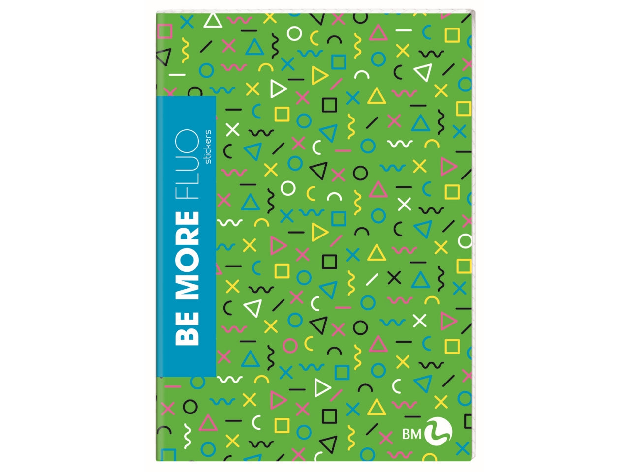 Quaderni maxi fluo linea be more different formato 21x29,7, pagine 72+r, rigatura c confezione da 10 quaderni