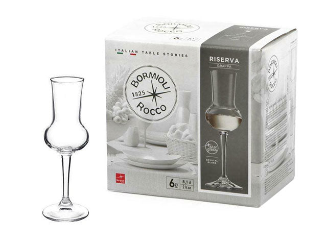 Riserva calice grappa 6 pezzi 76270
