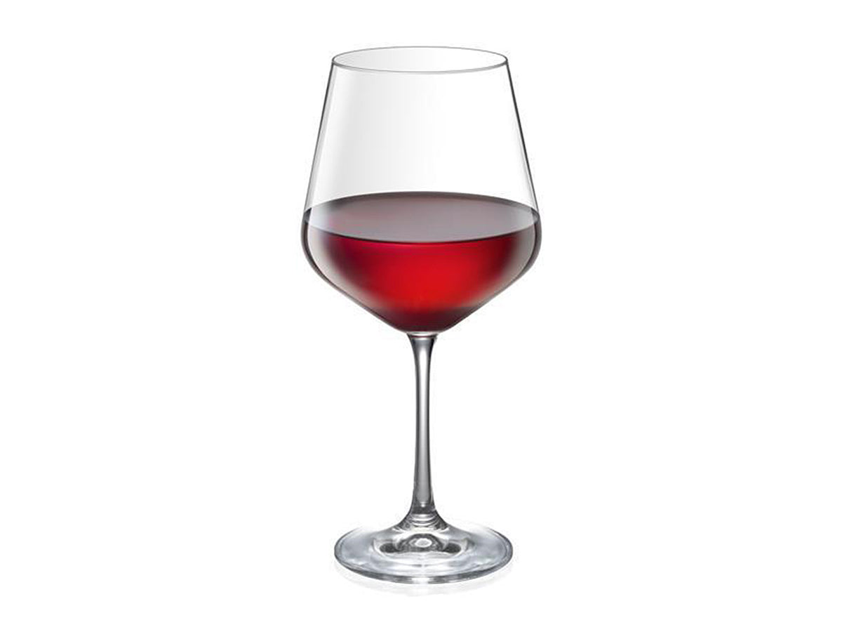 Divino calice vino rosso in vetro, set da 6 calici