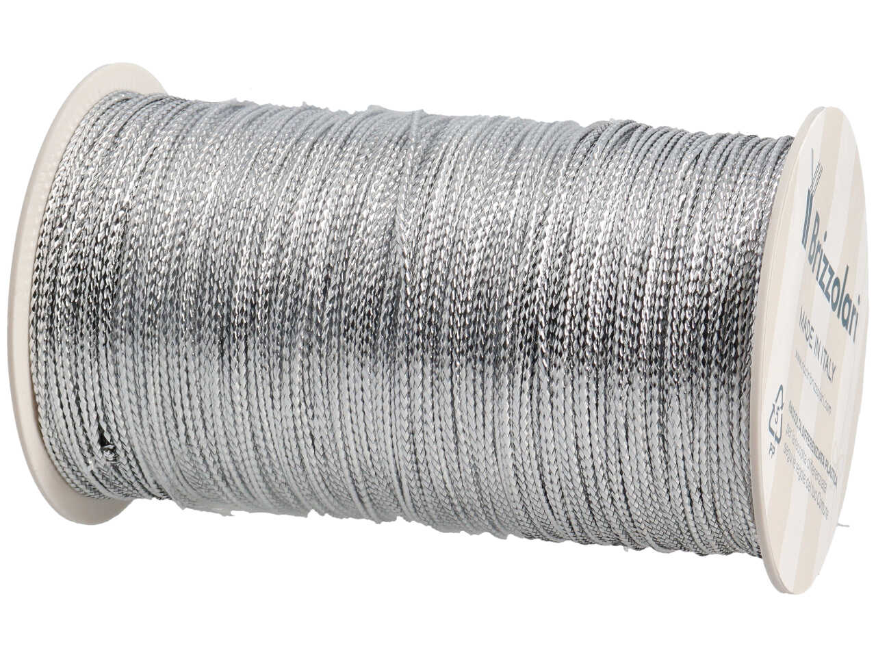 Nastro tubolare 10cmx100mt di colore argento