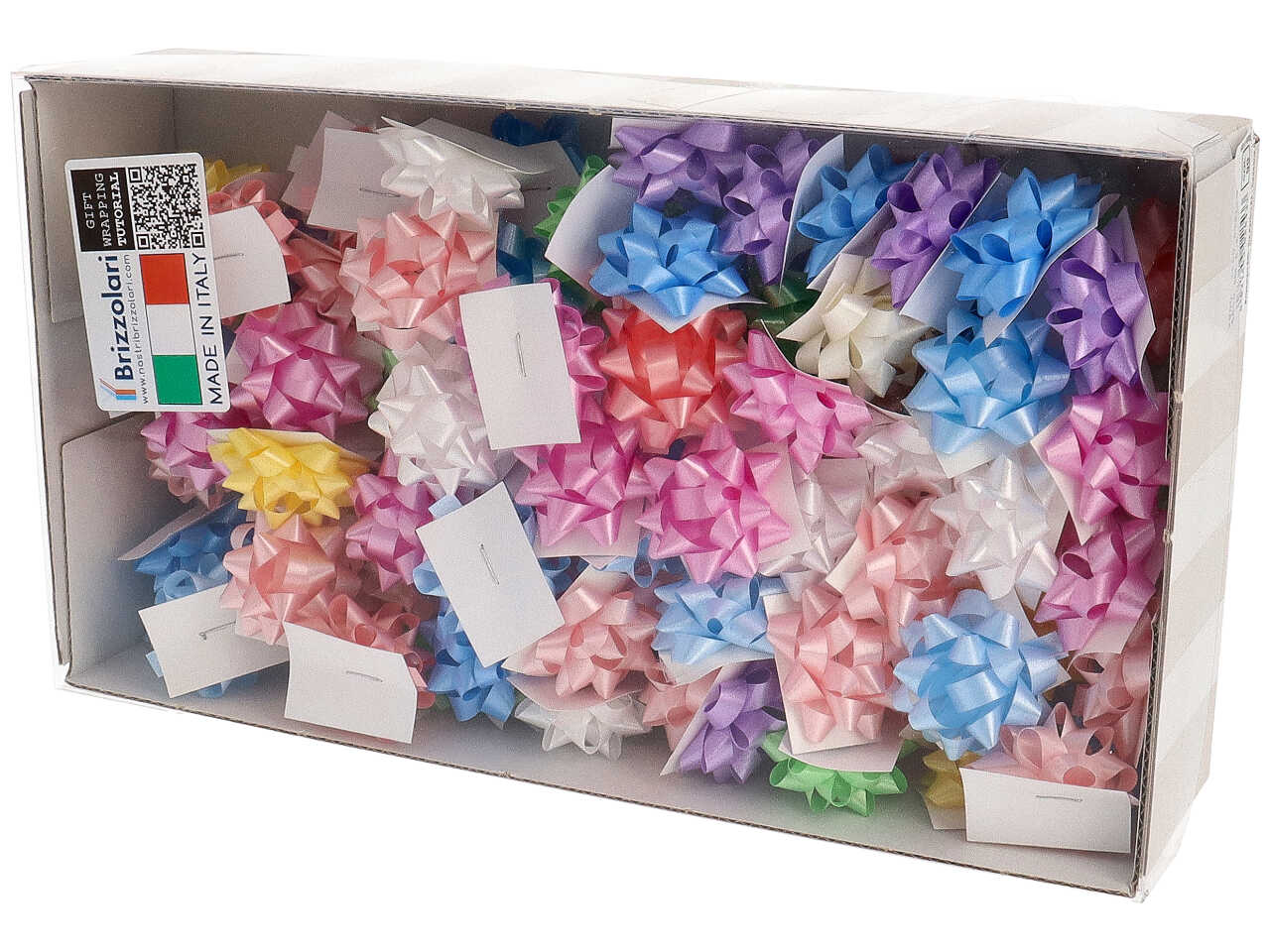 Coccarde tipo e 2900 6,5mm assortite la confezioni contiene 100 coccarde