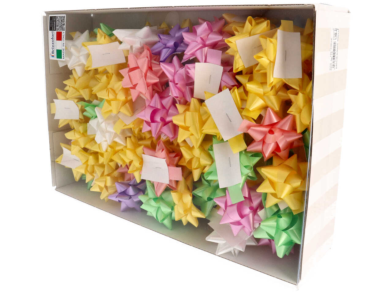 Coccarde tipo laccato 3100 14mm assortite la confezioni contiene 100 coccarde