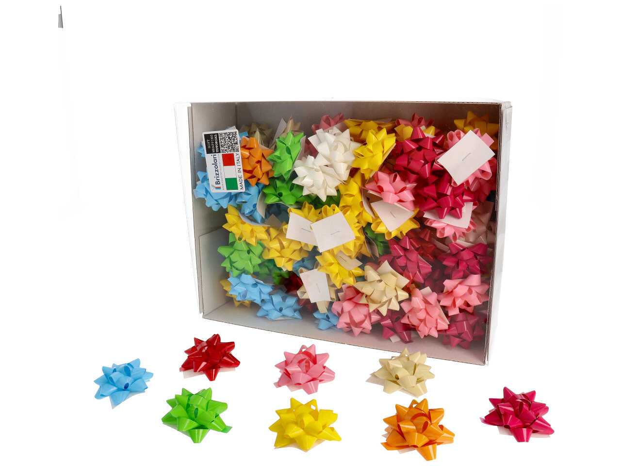 L.laccato coccarde 10mm 100 pezzi ass.3007