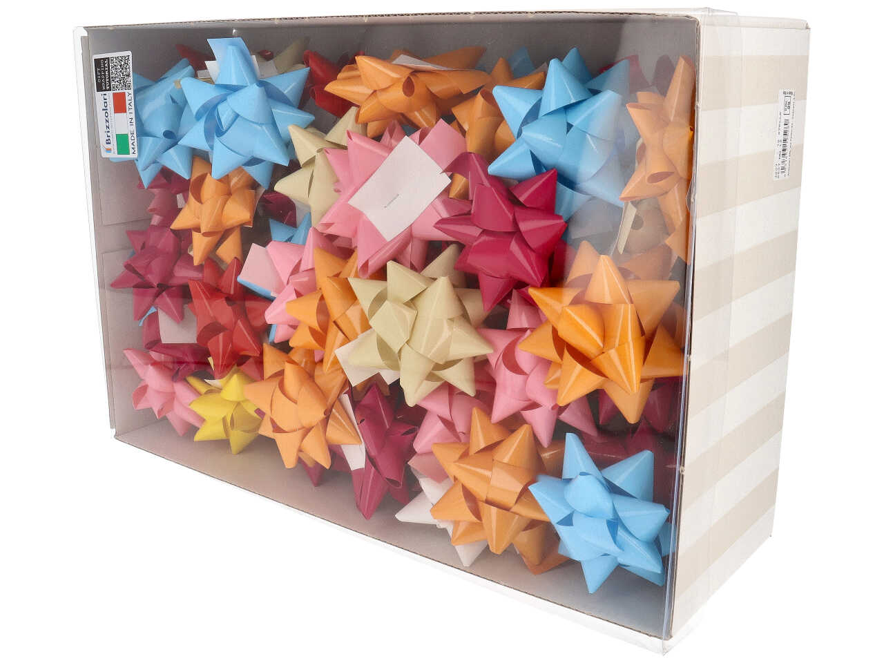 Coccarde tipo laccato 3207 19mm assortite la confezioni contiene 70 coccarde