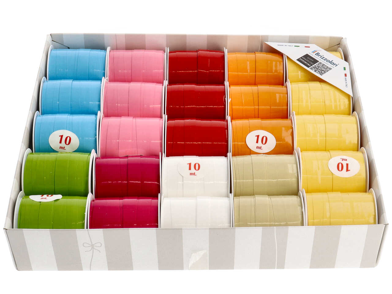 L.laccato rocchette 10mmx10mt 25 pezzi c99 6807