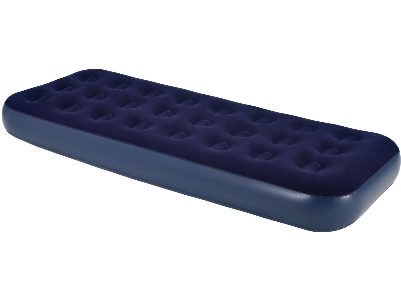 Materassino gonfiabile da campeggio singolo floccato blu 185x76cm - Bestway