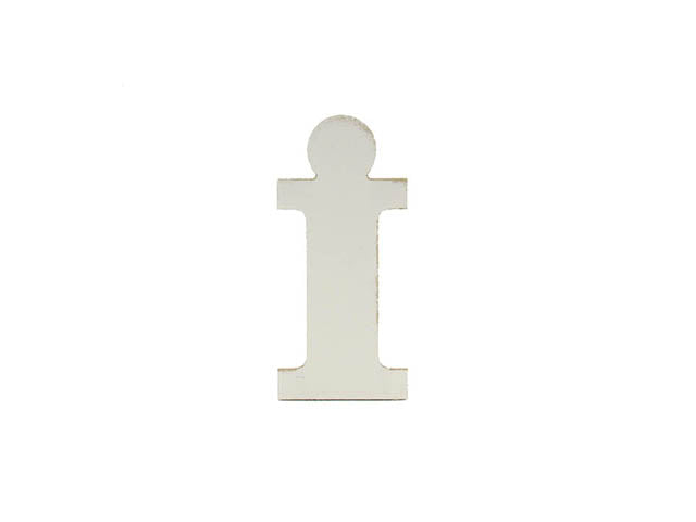 L.shabby lettera i 1.9xh10cm 1130208