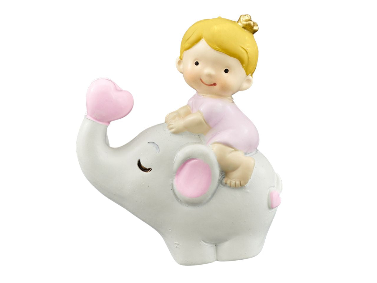 Magnete bimba su elefante colore rosa