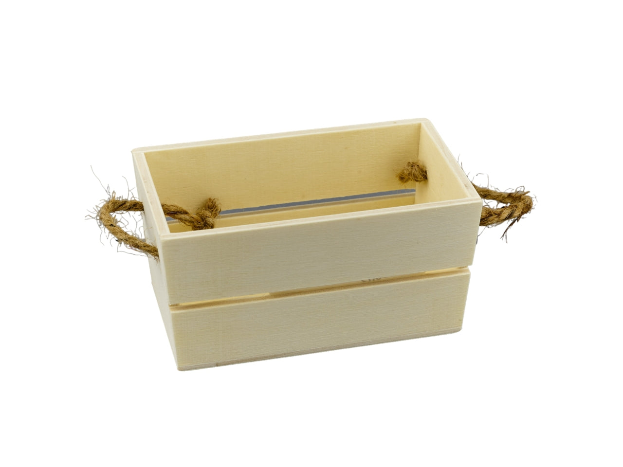 Cassettina Rettangolare in Legno - Ideale per Bomboniere, Segnaposto e Portaconfetti - 10x6x5cm