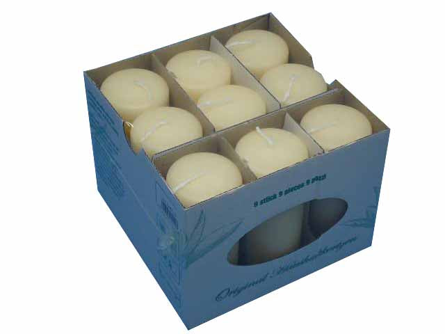 Candela moccolo 50x12 9pz avorio 56201.02