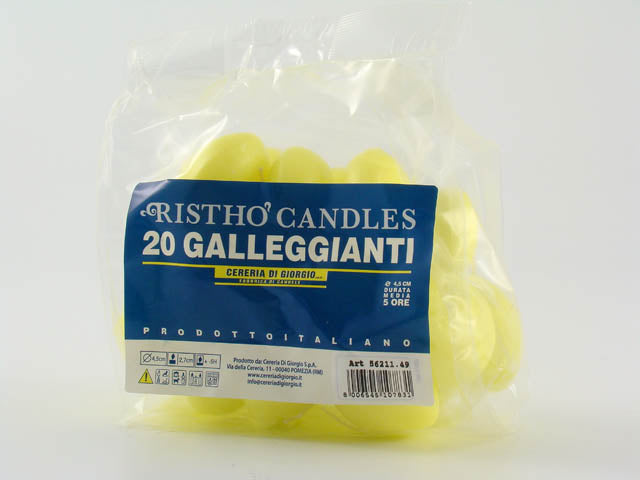 Candela galleggiante 20 pezzi verdea5621149