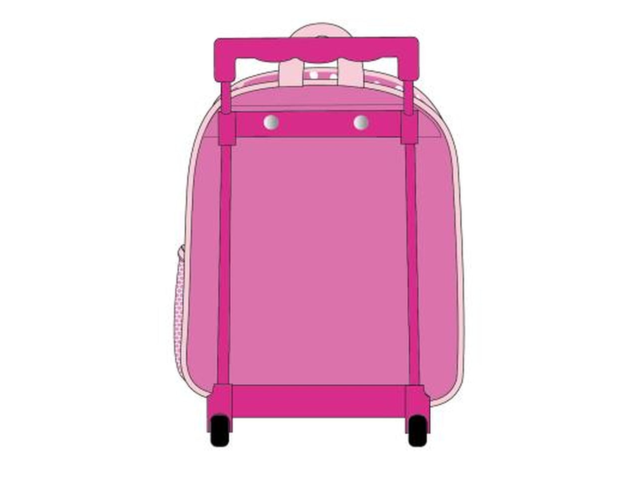 Zaino trolley asilo Minnie per bambina in poliestere fucsia e rosa 29,5x25x12 cm - CerdÃ 