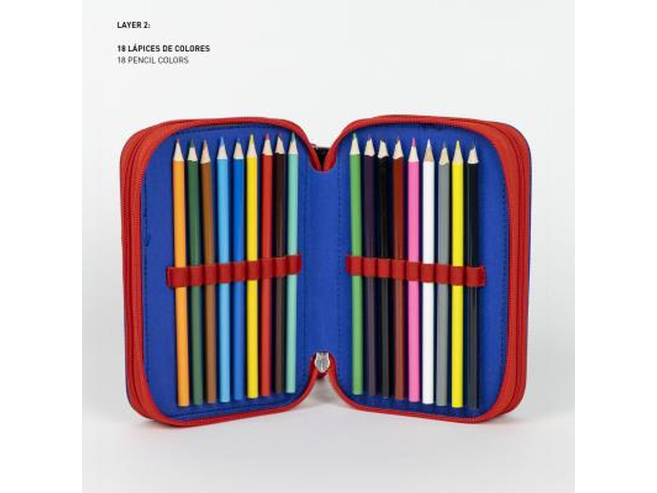 Astuccio Spider Man 3 cerniere da bambino 13x7x19,5 cm - CerdÃ 