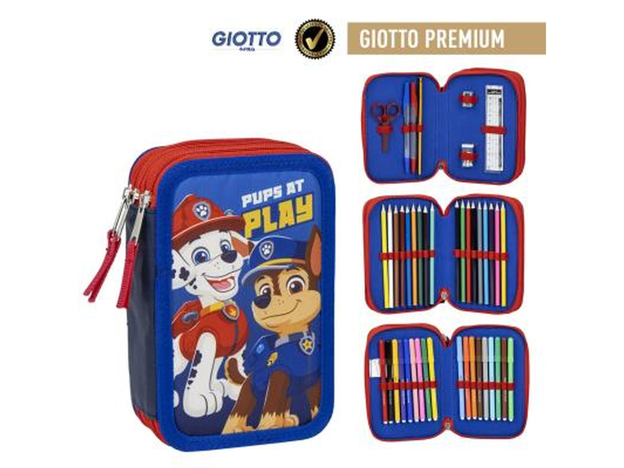Astuccio Paw Patrol 3 cerniere da bambino 13x7x19,5 cm - CerdÃ  $