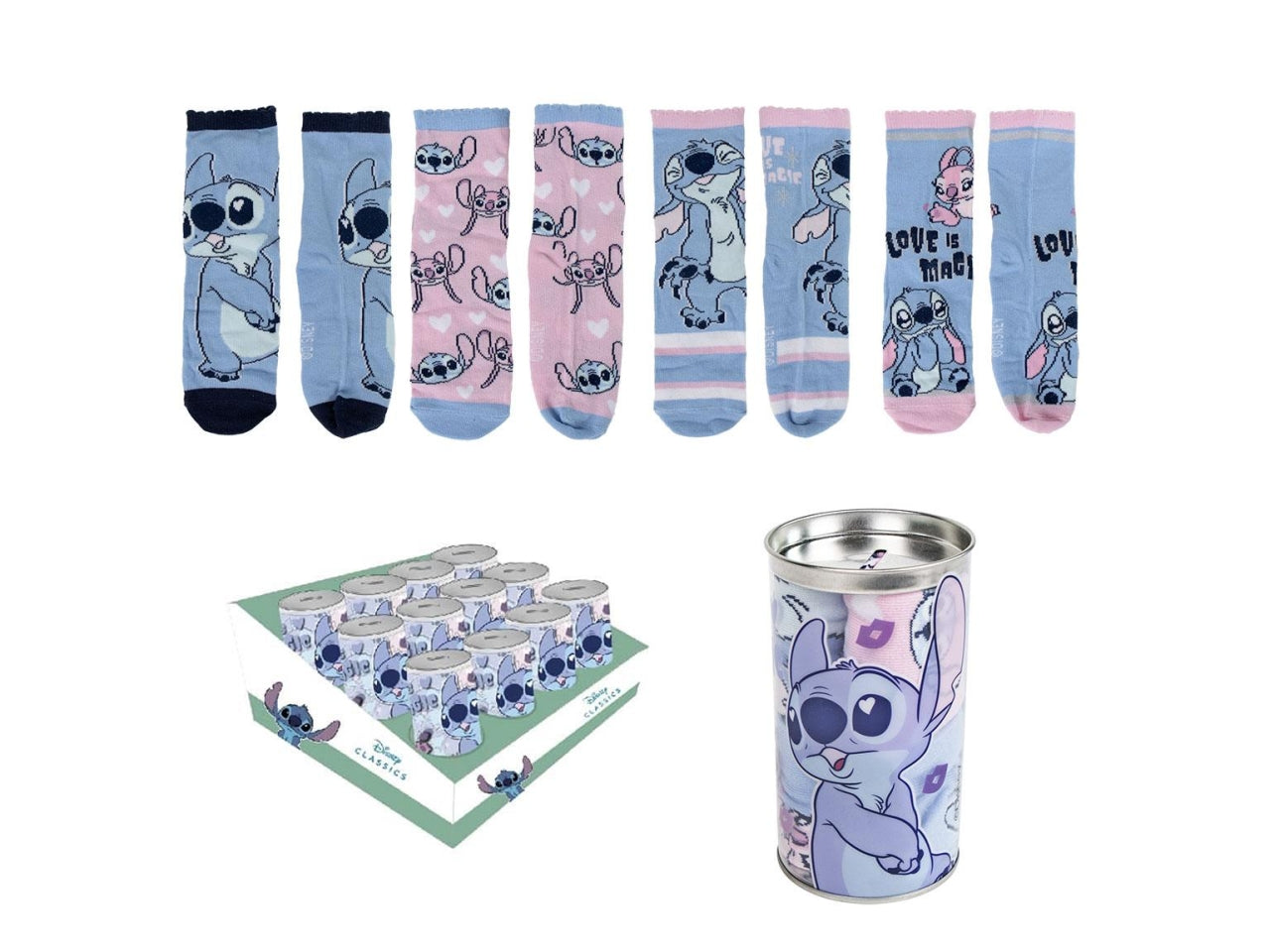 Stitch calzini set da 4 calzini