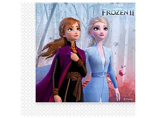 Tovaglioli di carta frozen 2 misura 33x33cm - la confezione comprende 20 tovaglioli