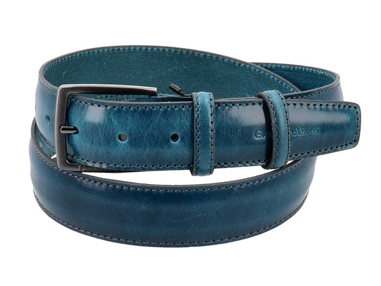 Gmv uomo cintura dash nei colori blu, taupe e marrone