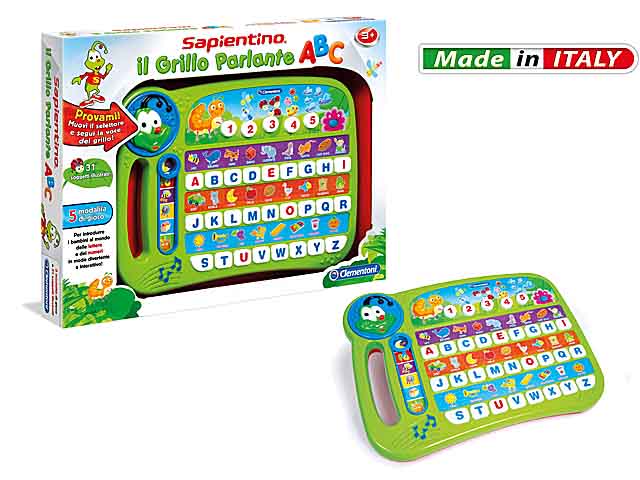 Sapientino Alfabetiere Grillo ABC Gioco Educativo Parlante - Clementoni $