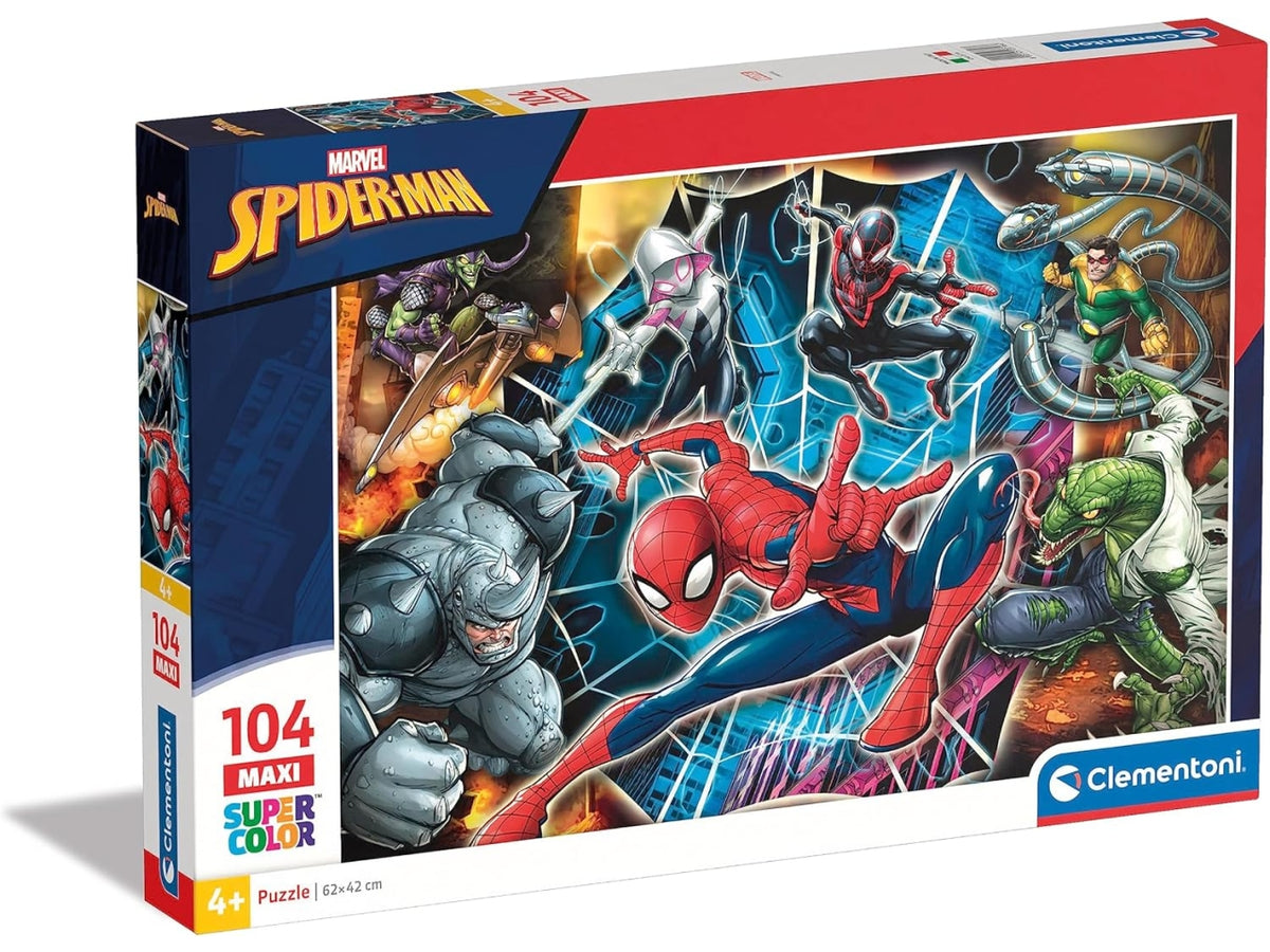 Puzzle da 104 pezzi  maxi Spider-man