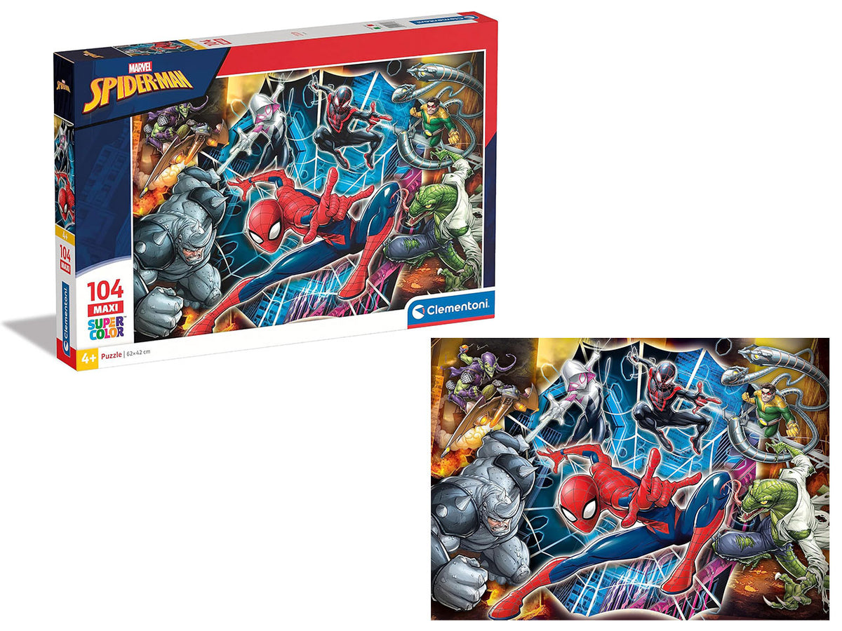Puzzle da 104 pezzi  maxi Spider-man