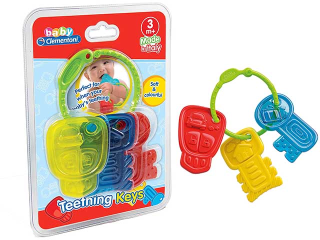 Baby clementoni chiavi mordicchiose