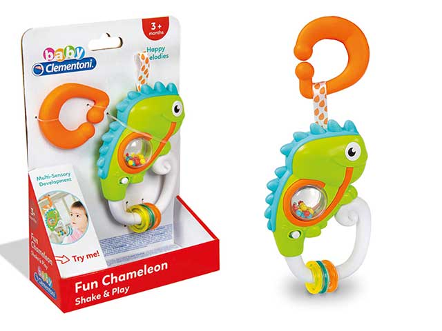 Sonaglino Camaleonte Interattivo Gioco Musica ed Effetti Sonori - Clementoni