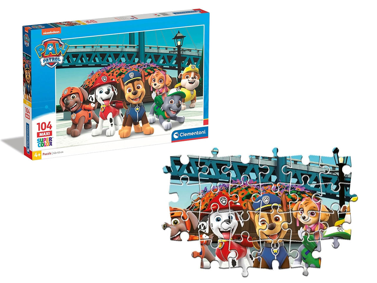 Puzzle da 104 pezzi  maxi Paw Patrol 2