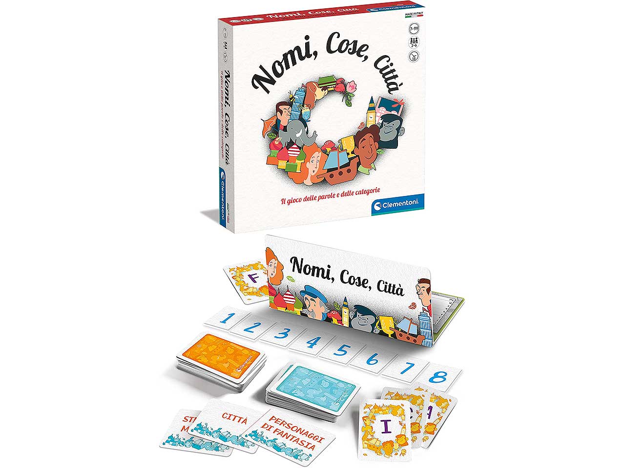 Nomi Cose CittÃ  Gioco di Vocaboli - Clementoni