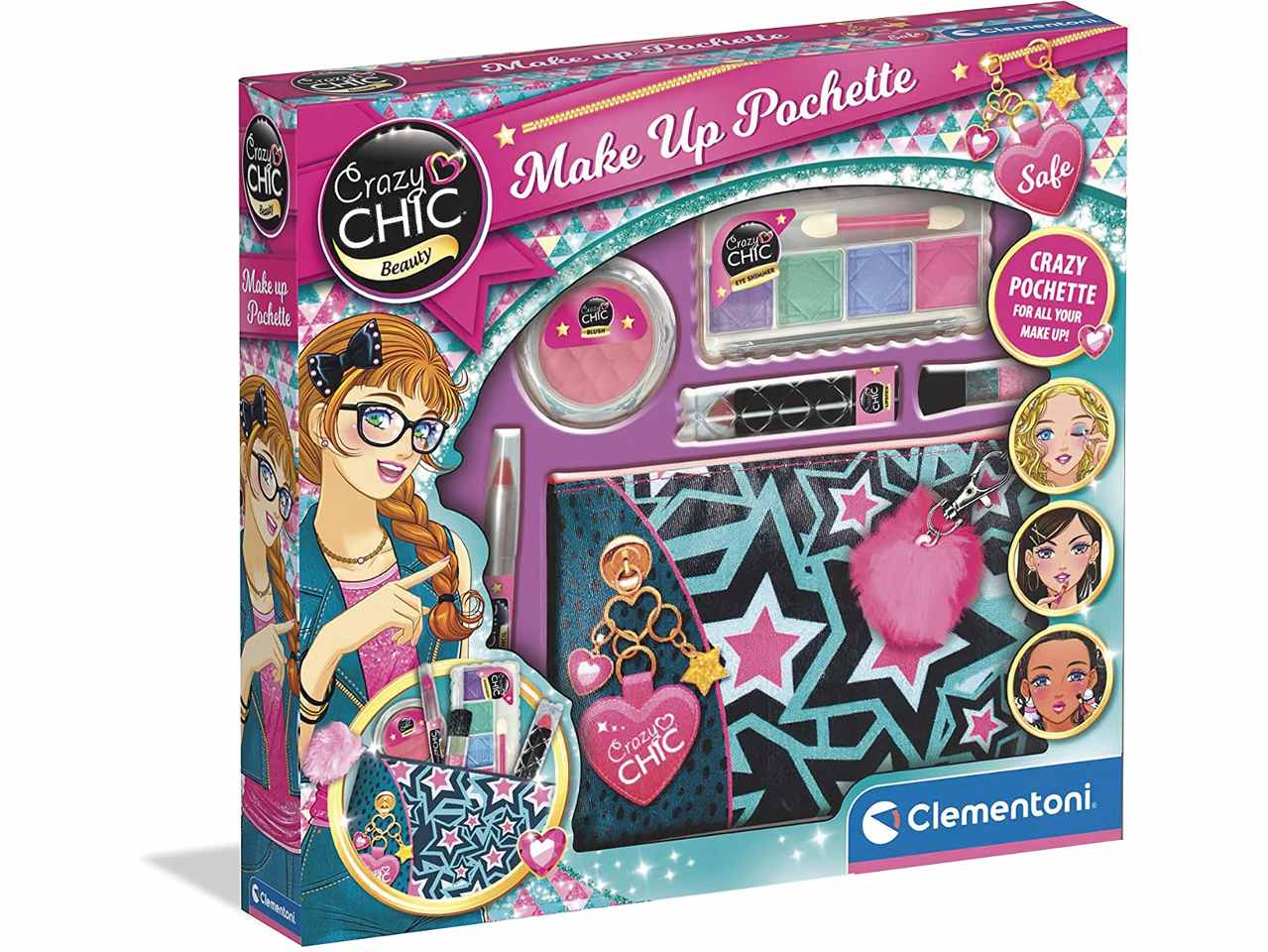 Crazy chic make up pochette