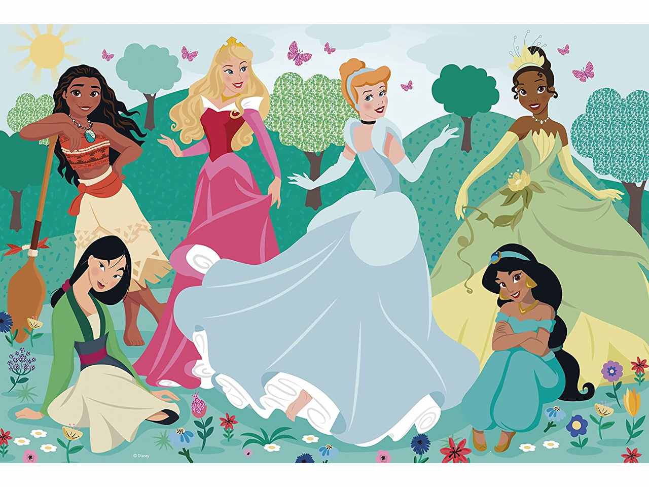 Puzzle Maxi Principesse Disney 104 pezzi - Clementoni