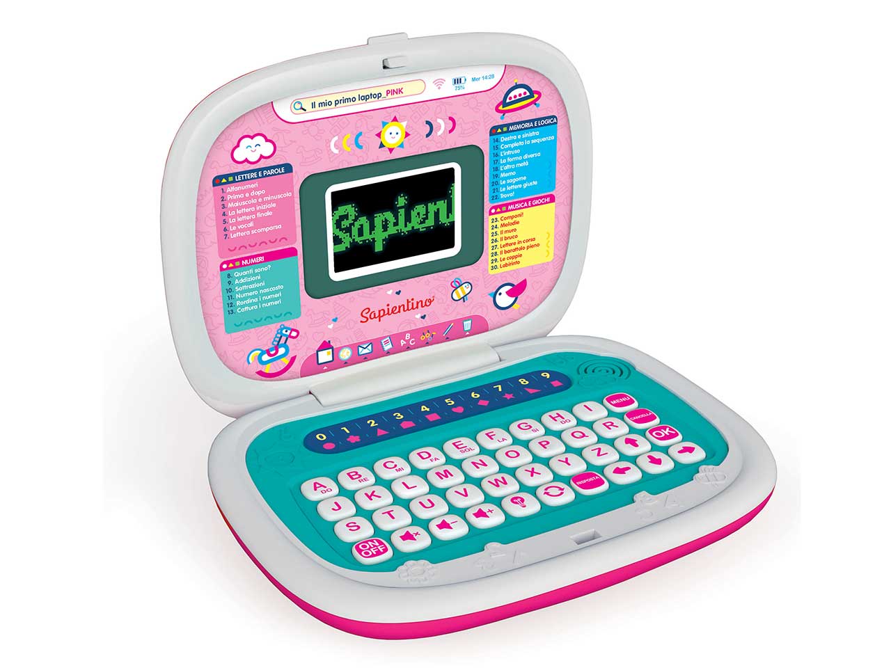 Sapientino Laptop Giocattolo Centro AttivitÃ  e Computer Educativo - Clementoni