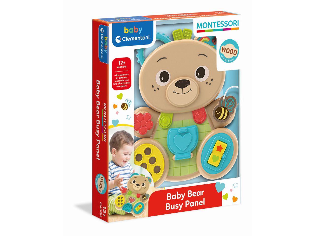 Busy Baby Bear Gioco Educativo Montessori - Clementoni