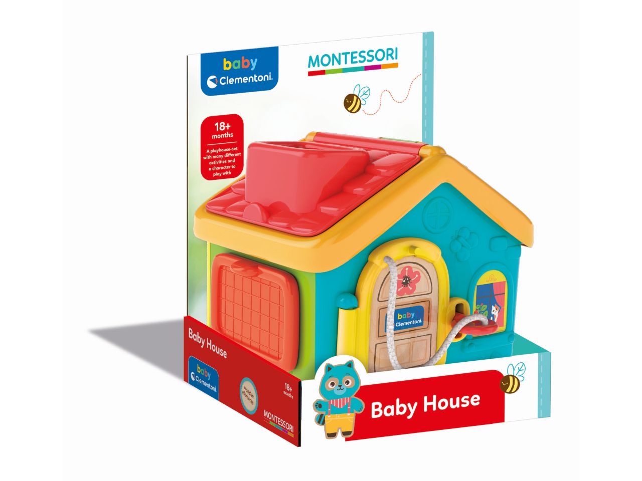 Clementoni Montessori Lock & Key Activity House Gioco Educativo