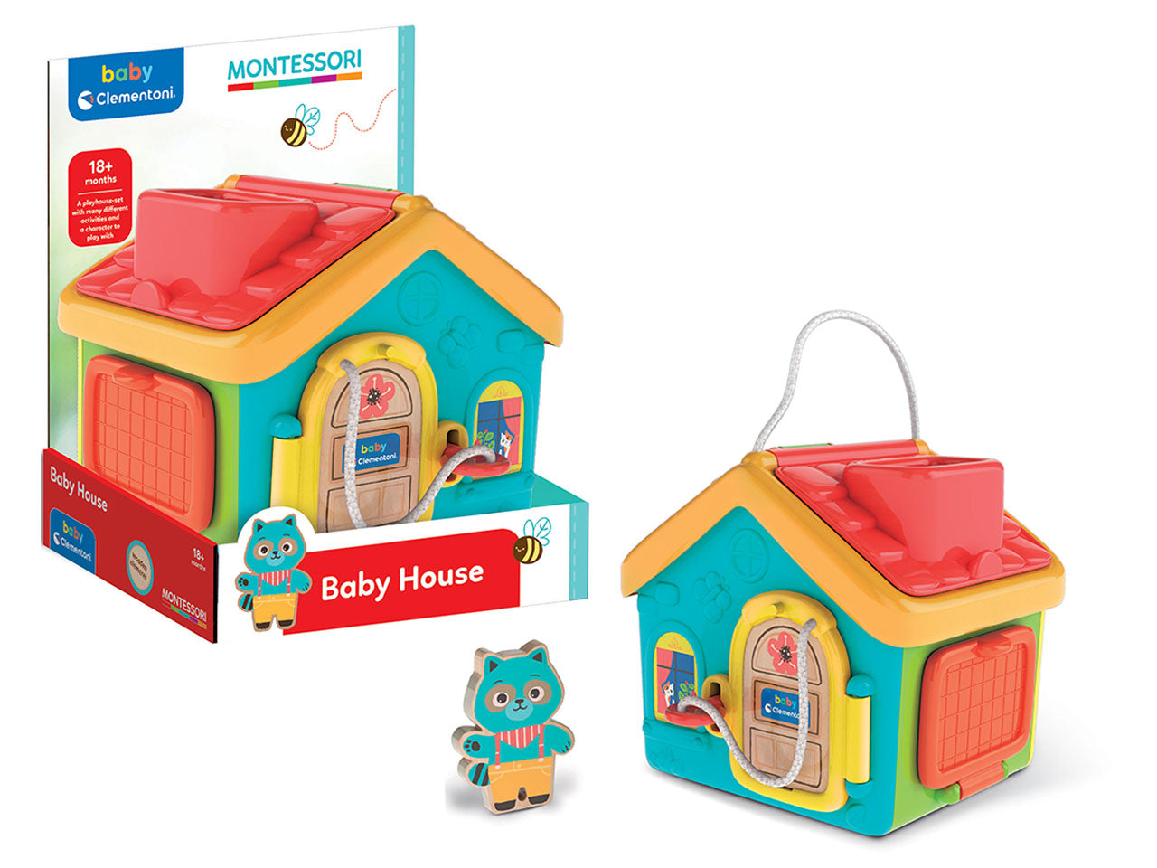 Clementoni Montessori Lock & Key Activity House Gioco Educativo