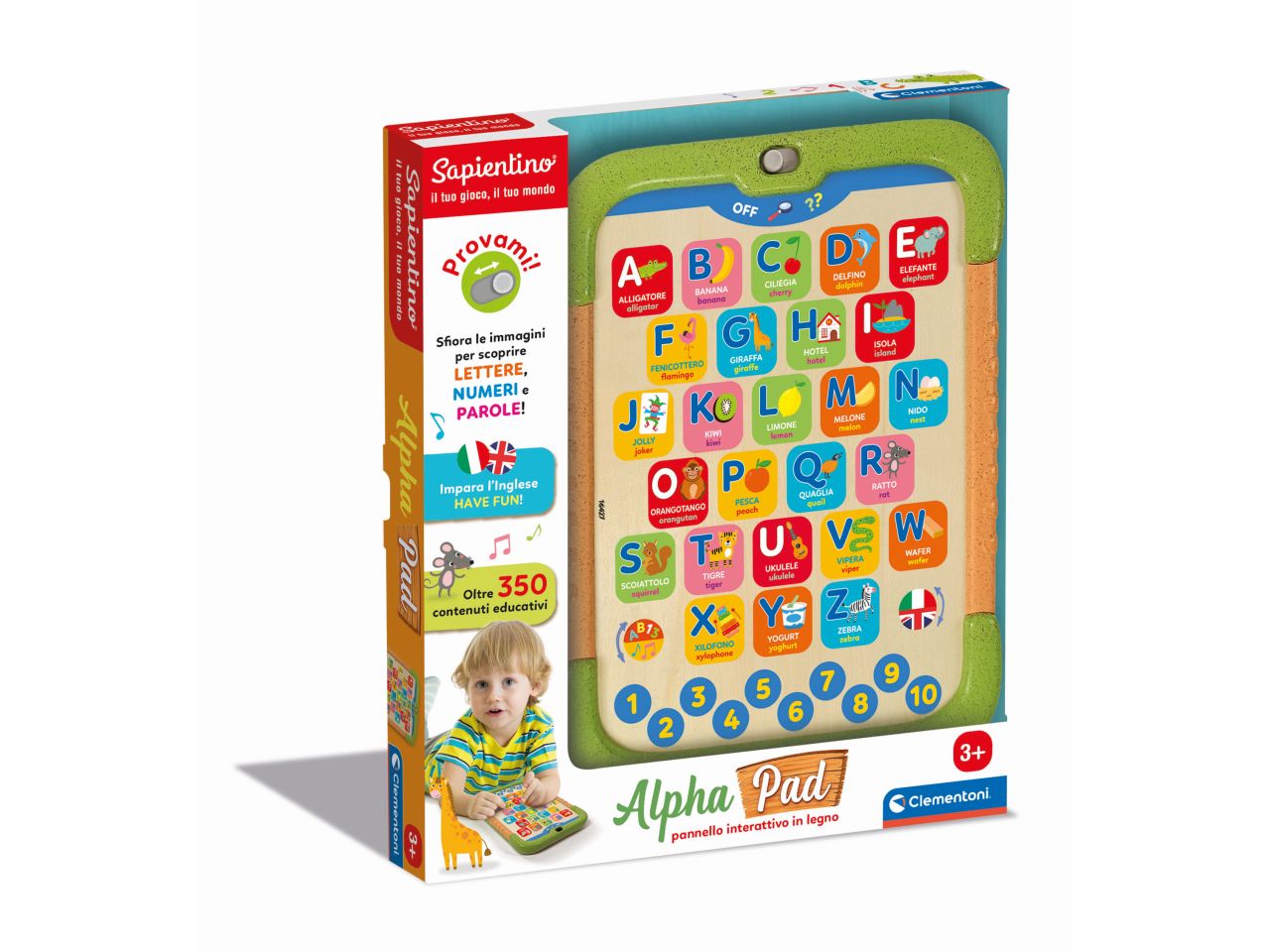 Sapientino Alpha Pad Alfabetiere Interattivo - Clementoni
