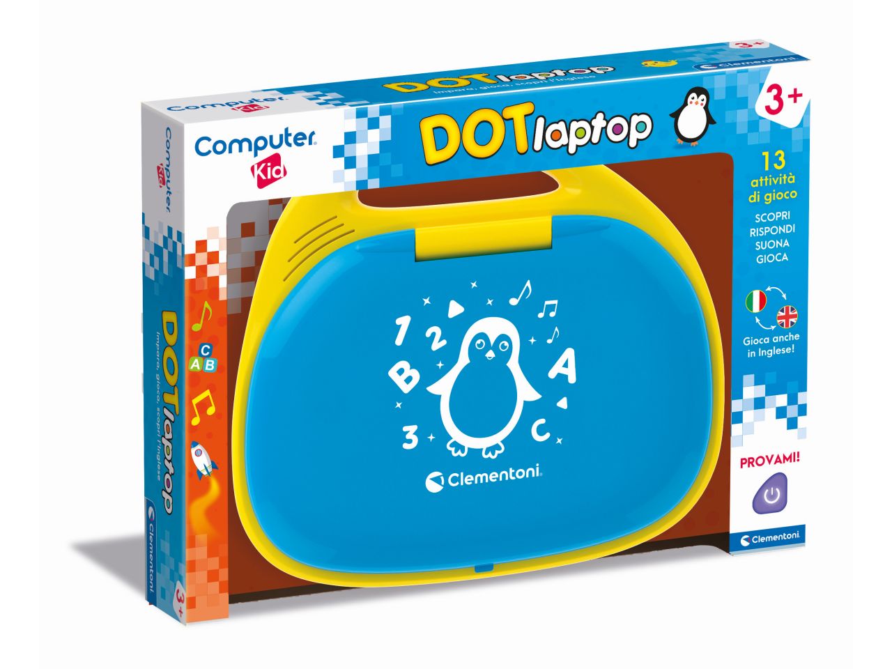 Computer Kid DOT Laptop Gioco Educativo Elettronico - Clementoni