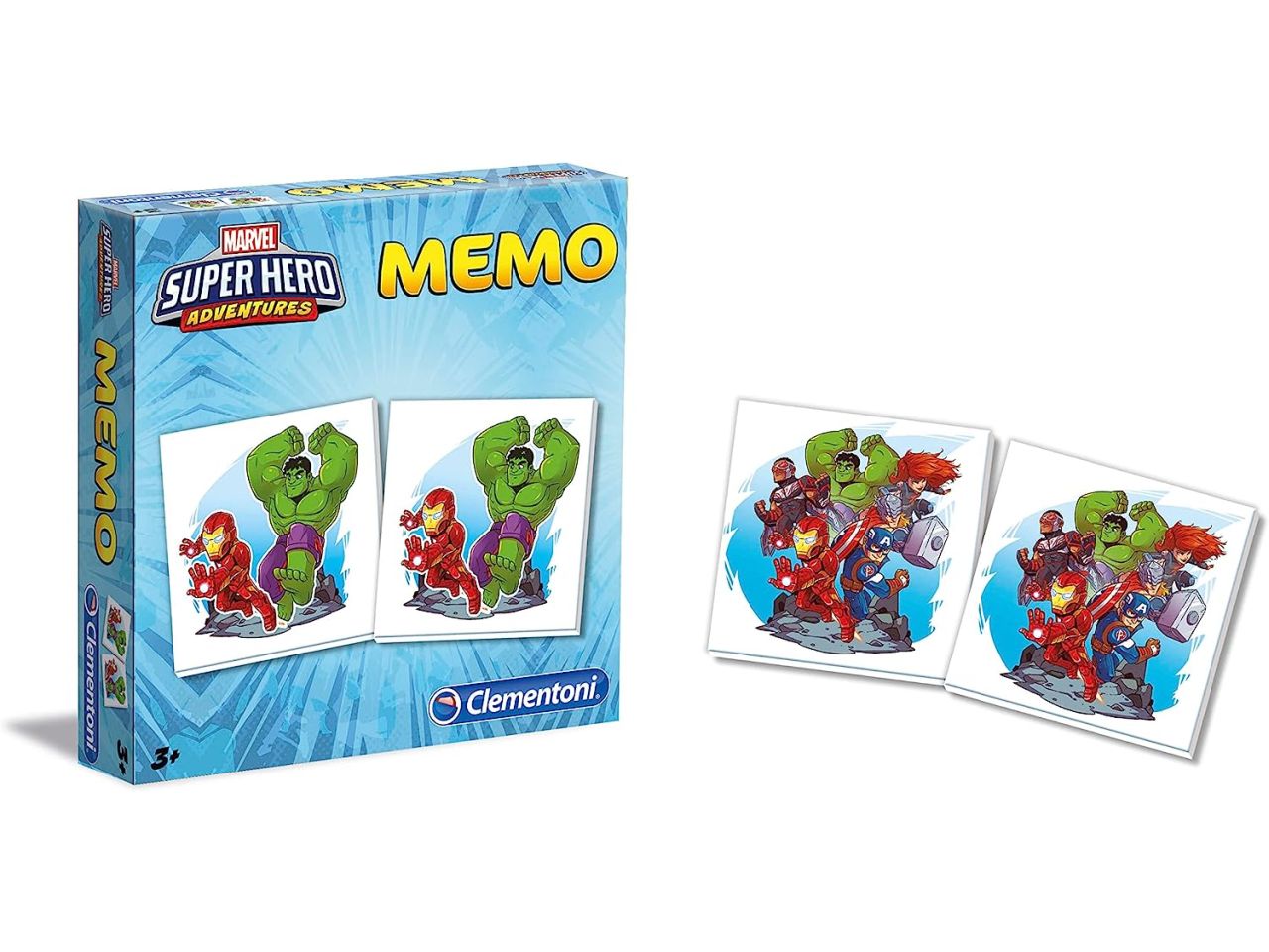 Clementoni memo games super hero