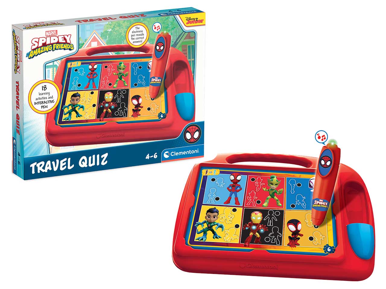 Sapientino spidey travel quiz