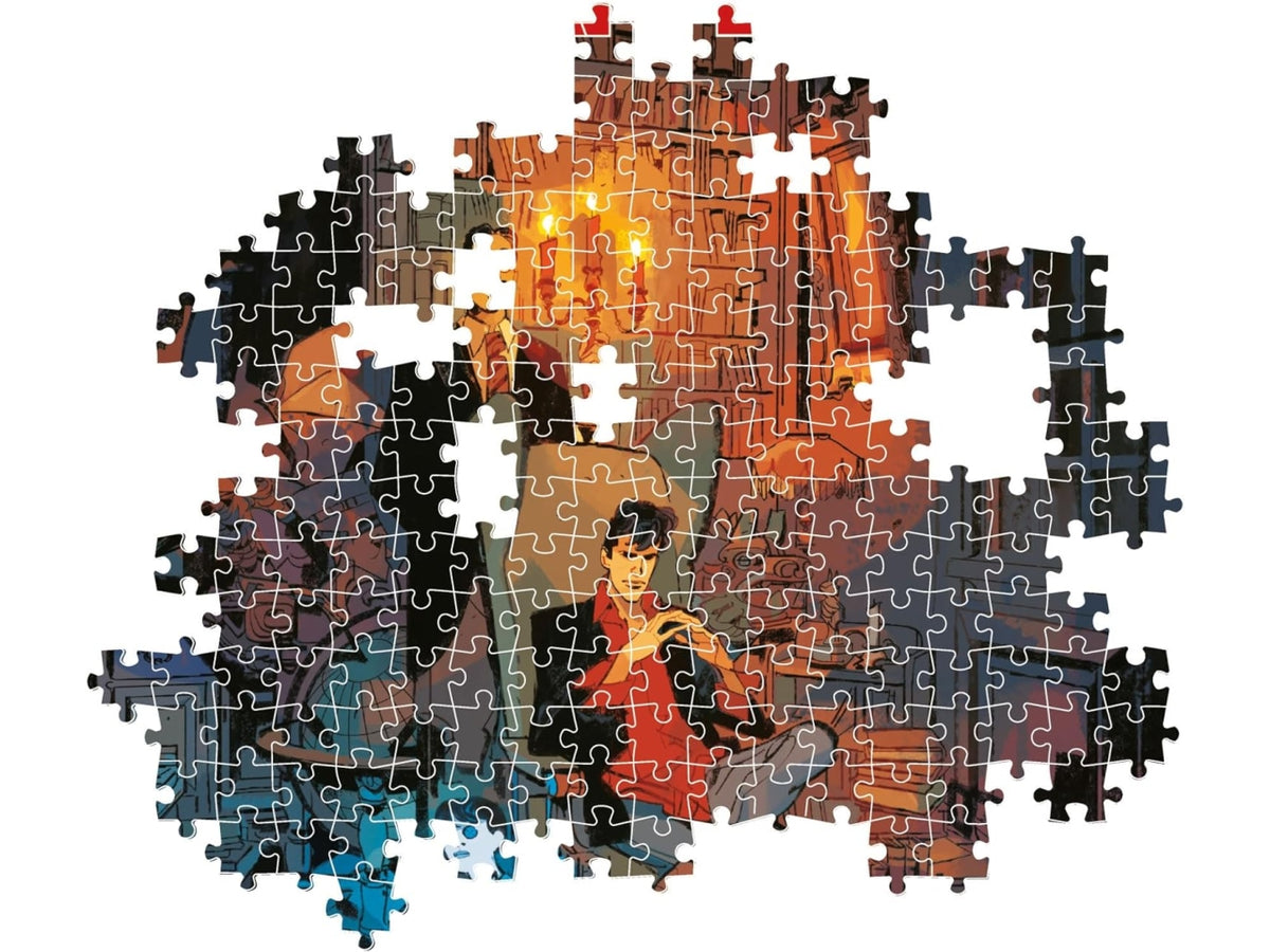 Puzzle 1000 pezzi fumetto Dylan Dog, 50x70 cm con poster incluso, 18+ anni, Made in Italy - Clementoni