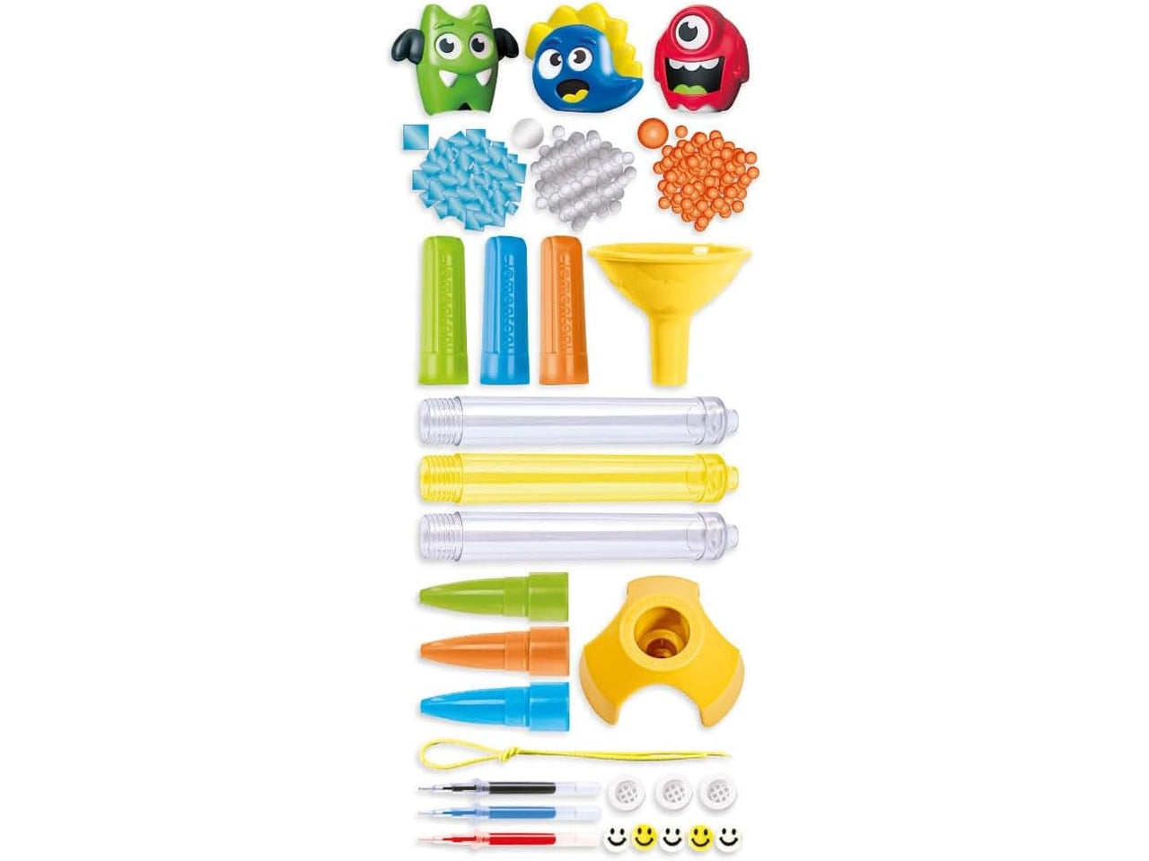 Clementoni Crea le tue penne Monster, kit fai da te di 3 penne da assemblare e personalizzare, 6+ anni, made in Italy
