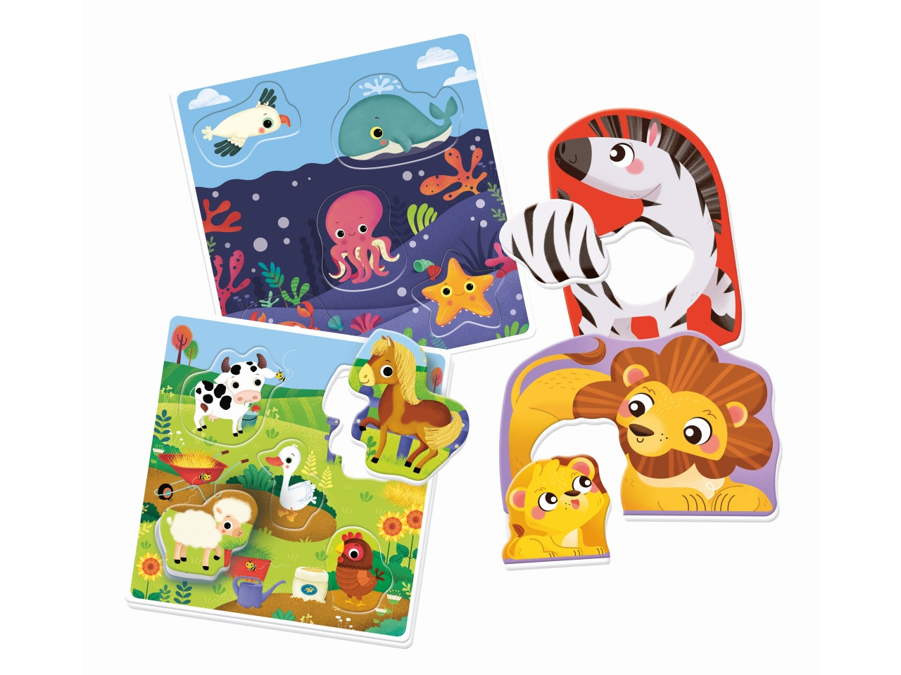 Montessori baby animali 3in