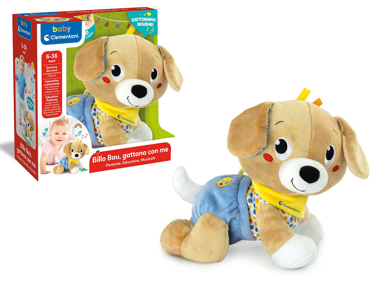 Billo Bau Gattona Con Me Gioco Interattivo - Clementoni Baby