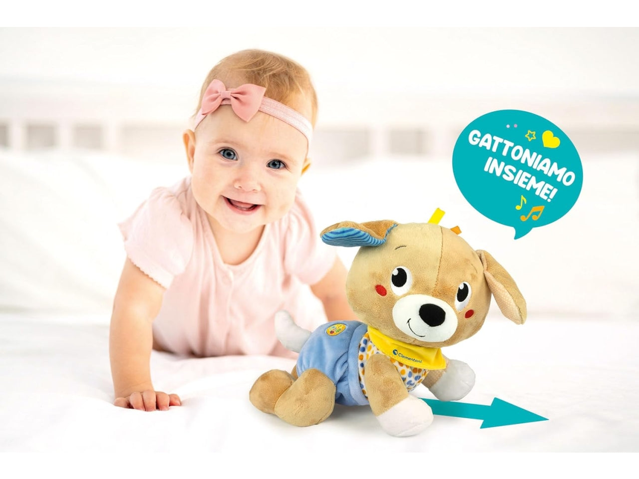 Billo Bau Gattona Con Me Gioco Interattivo - Clementoni Baby