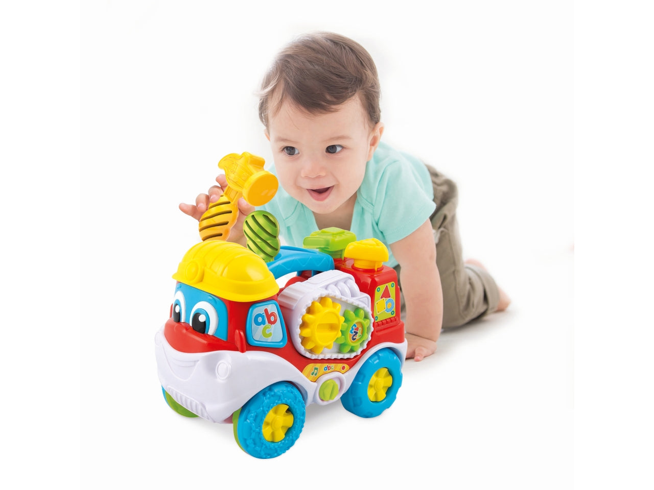 Camion giocattolo Tool Truck 24 per AttivitÃ , Coloratissimo e Interattivo - Clementoni