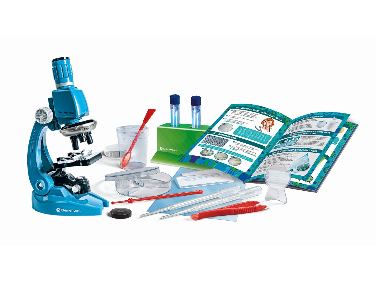 Microscopio con pack finestrato