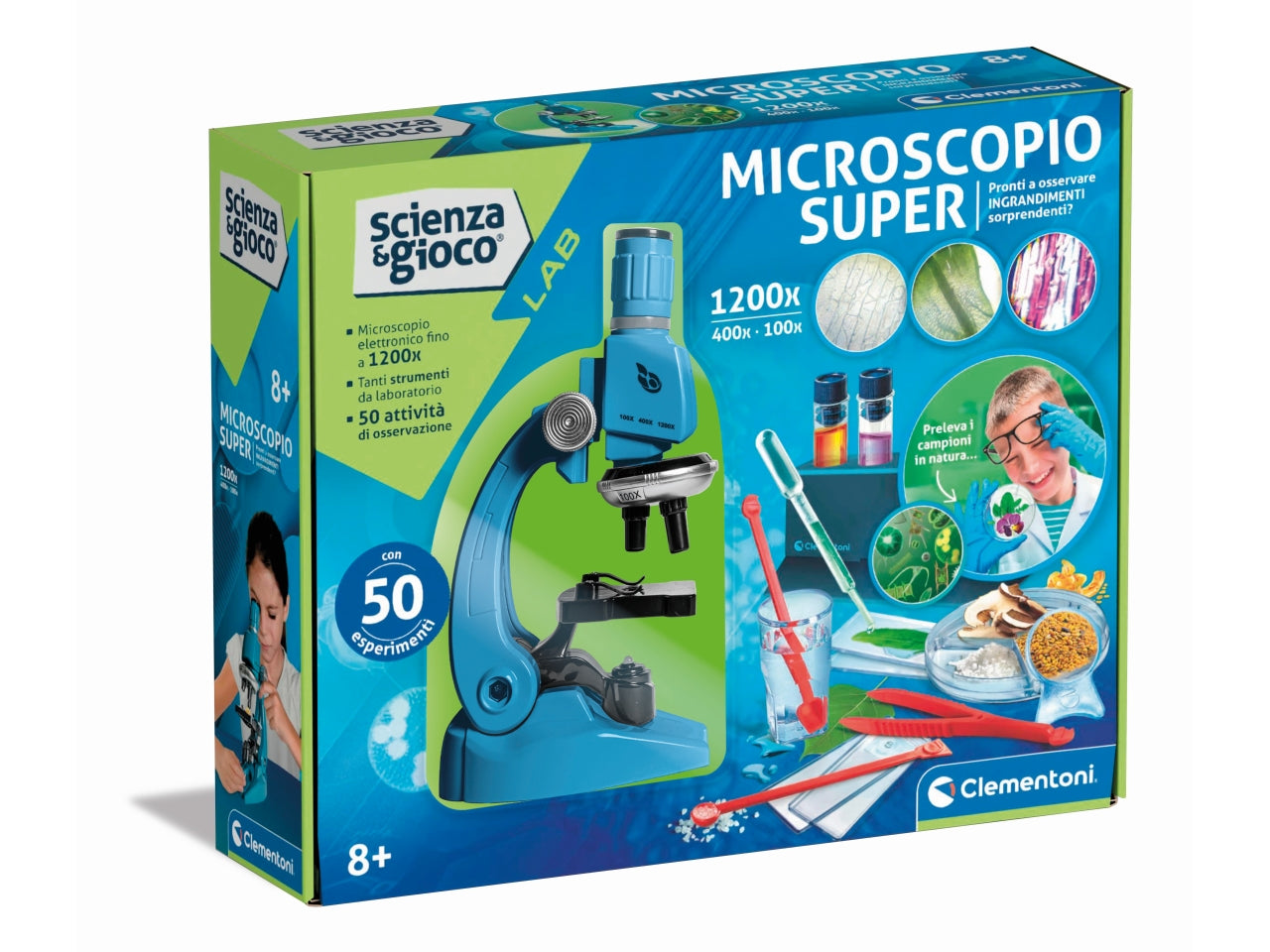 Microscopio con pack finestrato