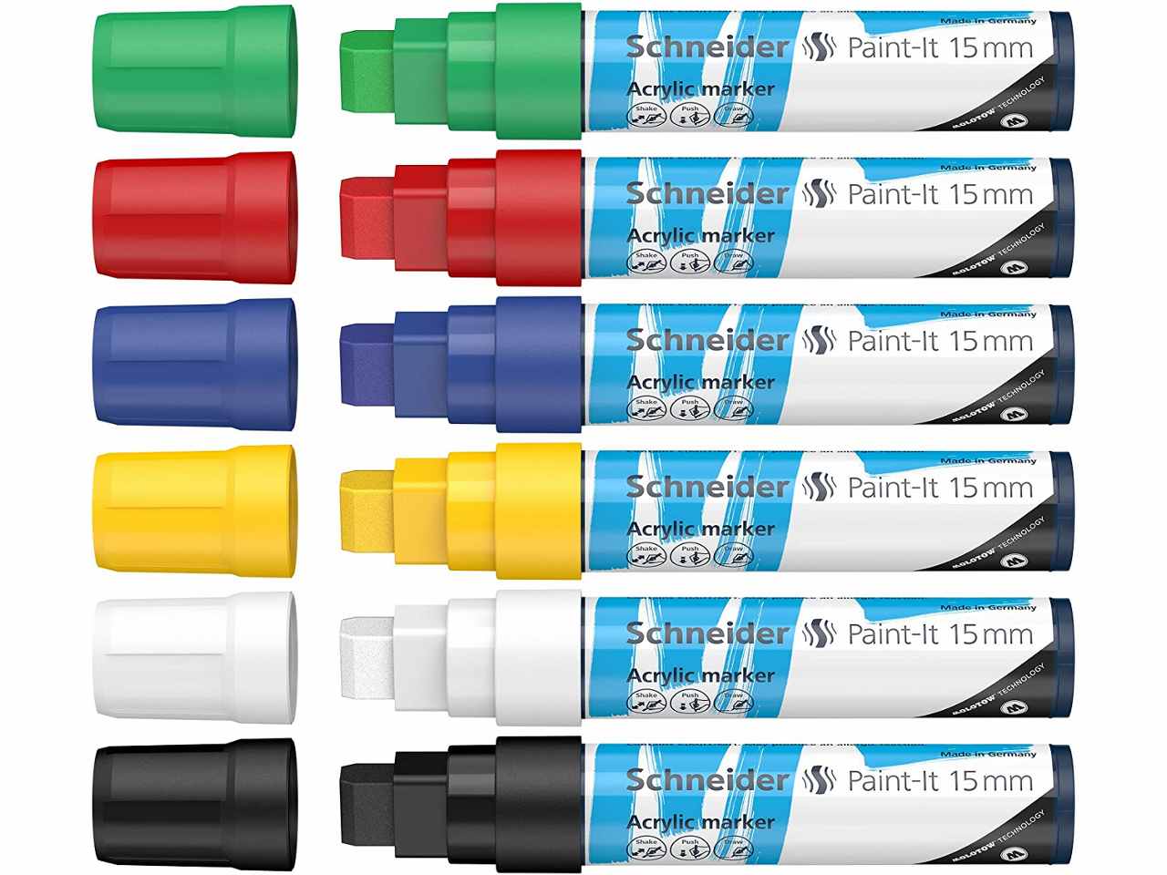 Marcatore acrilico paint-it 330 15mm 6 pezzi