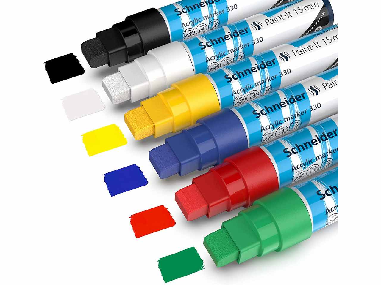 Marcatore acrilico paint-it 330 15mm 6 pezzi