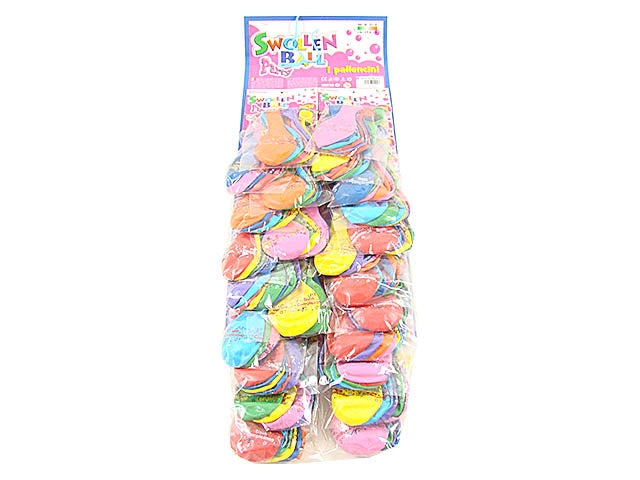 Palloncini 8 pezzi cartella 24 bustine