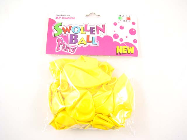 Palloncini gomma 25 pezzi gialli 883